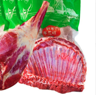 羊家旺 羊肉组合装 4kg（羊排1.5kg+羊后腿2.5kg）精品礼盒装