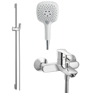 汉斯格雅 飞雨系列 26551407 71242007 27610007 节水型手持花洒套装