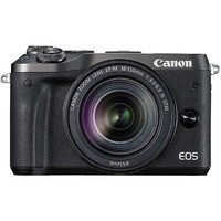 Canon 佳能 EOS M6 APS-C画幅 微单相机 黑色 EF-M 18-150mm F3.5 IS STM 变焦镜头 单头套机