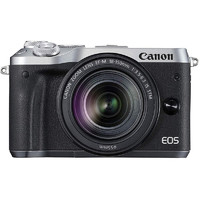 Canon 佳能 EOS M6 APS-C画幅 微单相机 银色 EF-M 18-150mm F3.5 IS STM 变焦镜头 单头套机