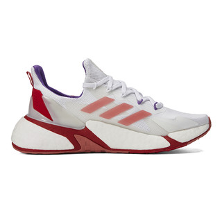 adidas 阿迪达斯 21新春系列 X9000L4 W 中性跑鞋 GZ7638 白色/红色/紫色 36.5
