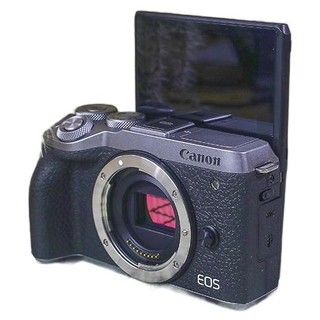 Canon 佳能 EOS M6 Mark II APS-C画幅 微单相机 黑色 单机身