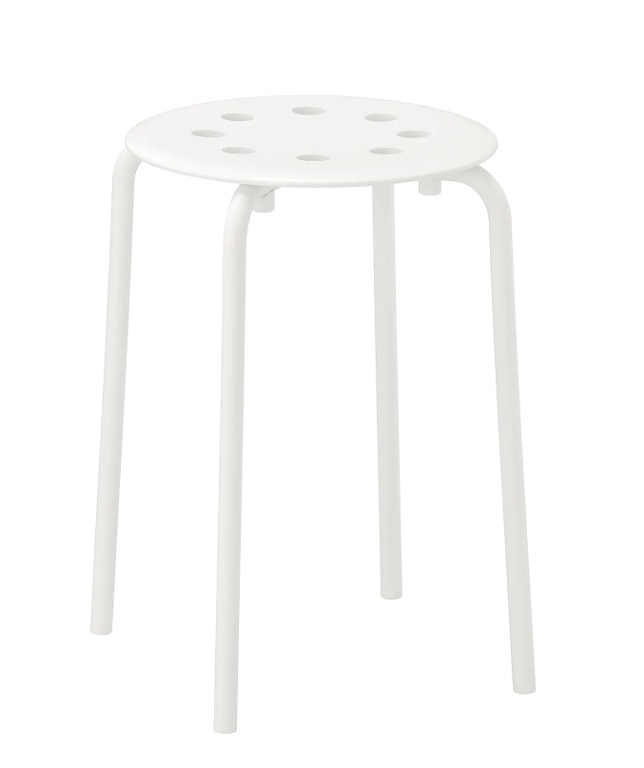 MARIUS 玛留斯 凳 白色 45 厘米