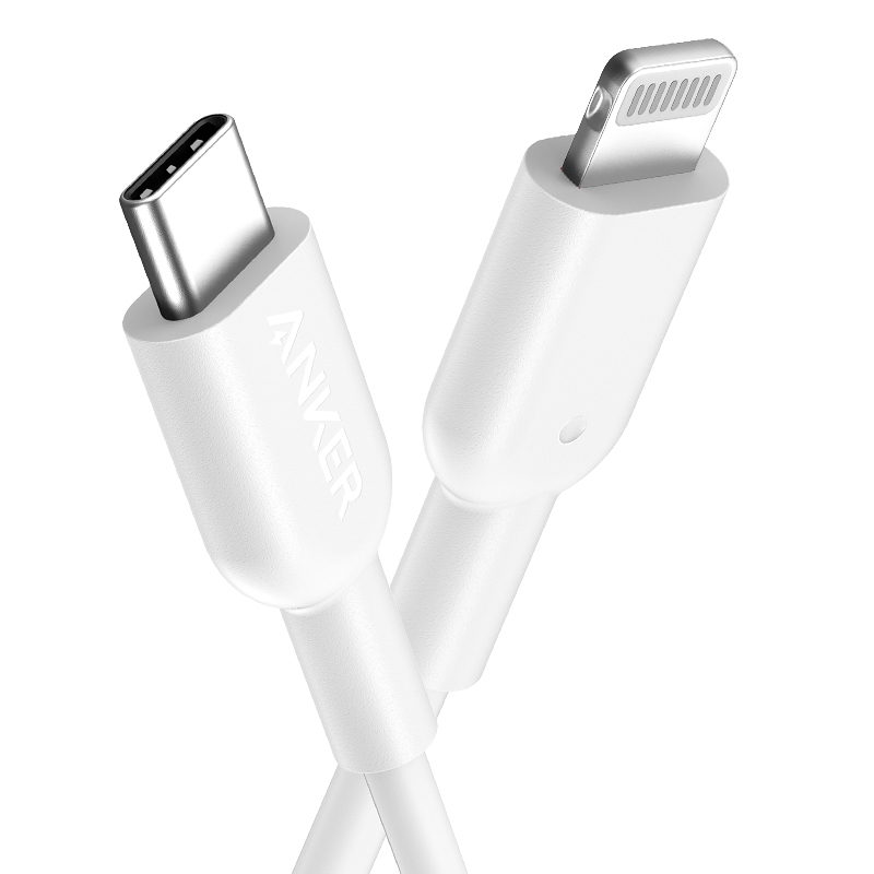 Anker 安克 A8632622 MFi认证 Type-C转Lightning数据线 0.9m