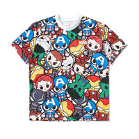 :CHOCOOLATE MARVEL 联乘系列 男女款满幅印花T恤