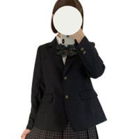 酱爆与暖冬 JK制服 西式制服 女士西服外套 浓绀色 S