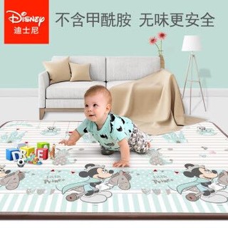 迪士尼（Disney）宝宝爬行垫XPE加厚2CM婴儿爬爬垫儿童泡沫游戏地垫 快乐米奇+方格米奇 180*150*2CM
