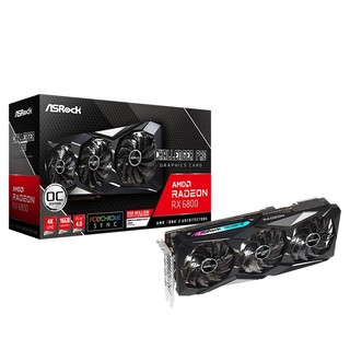 ASRock 华擎 Radeon RX6800 CLP 16GO 显卡 16GB