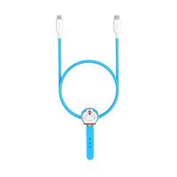 Anker 安克 A2718 哆啦A梦联名款 手机充电器 Type-C 65WPD快充 + 双Type-C口 100W数据线 1.8m 白蓝色