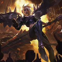 LEAGUE OF LEGENDS 英雄联盟 英雄皮肤 五杀摇滚女声主唱 凯尔