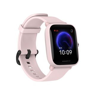 AMAZFIT 跃我 Pop 智能手表 40.9mm 樱粉表盘 樱粉硅胶表带（血氧、NFC）