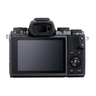 Canon 佳能 EOS M5 APS-C画幅 微单相机 黑色 EF-M 15-45mm F3.5 IS STM 变焦镜头 单头套机