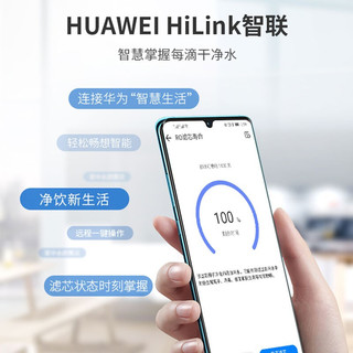 HUAWEIHiLink飞利浦 净水器家用净水机厨下式6000L容量一级水效双出水过滤多重净化 AUT3016（600G）