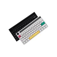 AJAZZ 黑爵 K620T 62键 双模机械键盘 白色 FIRSTBLOOD粉轴 RG