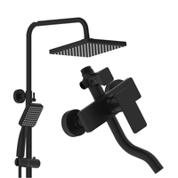  箭牌 ARROW AE3382SA 三功能花洒套装 黑色