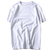 Rampo 乱步 男女款圆领短袖T恤 8201 白色 XL