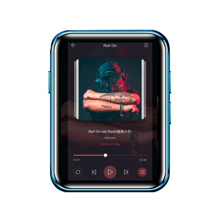 炳捷(BENJIE) X1-4G外放版可扩卡1.8英寸全面触摸屏MP3/MP4/播放器/电子书/学生小型迷你随身听/运动型/蓝色