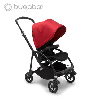 荷兰Bugaboo Bee6博格步多功能轻便城市型折叠婴儿推车 黑架朱砂红