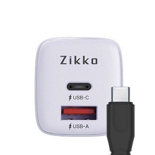 Zikko 即刻 C-20W2 手机充电器 Type-C 20W 白色