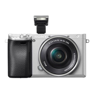 SONY 索尼 Alpha 6300L APS-C画幅 微单相机 银色 E PZ 16-50mm F3.5 OSS 变焦镜头 单头套机