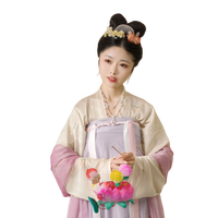 SHANHAIJI 山海记 唐风汉服 念奴娇 女士对襟上襦 黄色 S