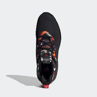 adidas 阿迪达斯 Alpha Bounce 1 中性跑鞋 GZ8991 黑色/橙色/红色 36