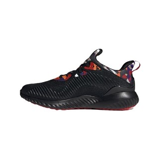 adidas 阿迪达斯 Alpha Bounce 1 中性跑鞋 GZ8991 黑色/橙色/红色 42