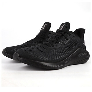 adidas 阿迪达斯 Alpha Bounce+ 中性跑鞋 G28584 黑色 42