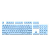 AJAZZ 黑爵 ABS双色键帽 PBT 热升华 原厂高度 键帽 天空蓝