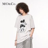 MO&Co. 摩安珂 MICKEY MOUSE合作系列 女士米奇印花短袖T恤 MBO3TEE011