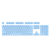 AJAZZ 黑爵 通用104机械键盘 键帽 白色