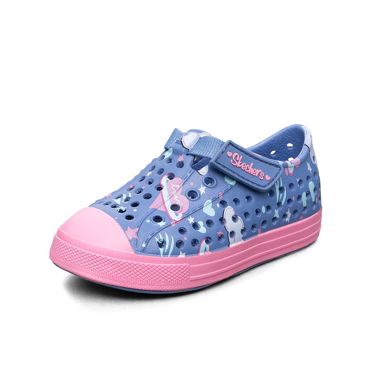 skechers 斯凯奇 儿童休闲平底洞洞鞋