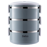DEBO 德铂 DEP-DS105 饭盒 2.1L 淡蓝