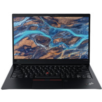 ThinkPad 思考本 X1 Carbon 2019款 14.0英寸 轻薄本 黑色(酷睿i7-10710U、核芯显卡、16GB、1TB SSD、2K、IPS、60Hz、20R10004CD)