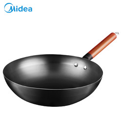 Midea 美的 MP-CT32A09 铁质无涂层炒锅 32cm