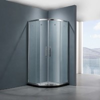 大白（diiib）整体淋浴房铝合金弧扇形型淋浴房家用浴室厕所干湿分离卫生间隔断