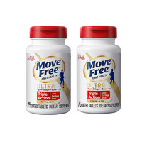 Schiff 旭福 Move free 益节 骨胶原蛋白 白瓶 75粒*2瓶