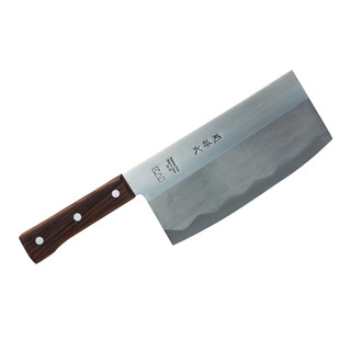 贝印（KAI）日本剁肉刀切肉刀 家用厨刀切菜刀 不锈钢厨房菜刀 中华刀180mm