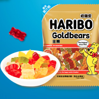 HARIBO 哈瑞宝 金熊橡皮糖 水果味 100g*2包