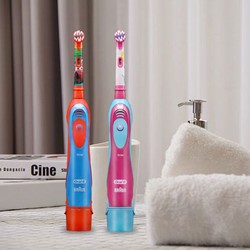 博朗oralb欧乐b儿童电动牙刷全自动防水软毛牙刷头3-6-12岁以上