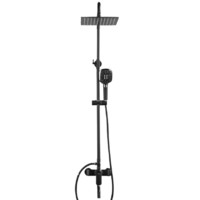  箭牌 ARROW 黑色淋浴花洒套装