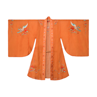 无衣饮羽 汉服 四美系列杨玉环 花想容 女士大袖衫 橘色 S