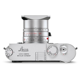 Leica 徕卡 M10-P 全画幅 微单相机 银色 35mm F2 ASPH 定焦镜头 黑色单头套机