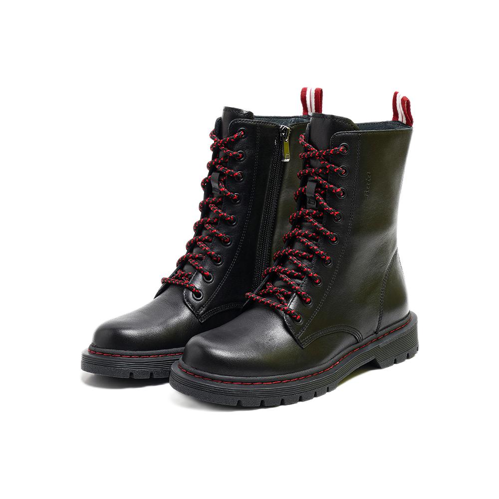 Bata 125周年马丁靴系列 女士中筒马丁靴 ABO50DZ9