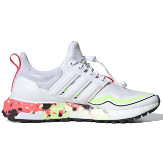 adidas 阿迪达斯 Ultraboost C.RDY DNA W 女子跑鞋 FV7017 白色/浅灰/亮绿/亮粉 36.5