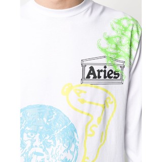Aries男士logo图案印花T恤