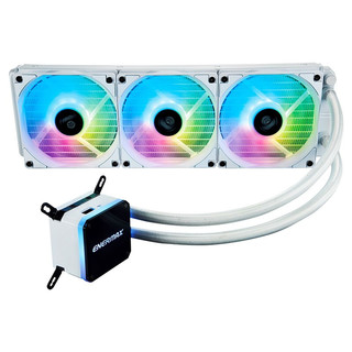 Enermax 安耐美 虹彩晶凌一体式水冷散热器 12CM静音风扇/RGB同步/多平台 晶凌360ARGB-360TDP-W