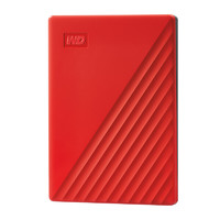 西部数据 My Passport系列 随行版 2.5英寸Micro-B便携移动机械硬盘 5TB USB3.0 魄动红