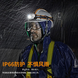 FENIX HP16R 高性能聚光头灯 分体式TYPE-C快充 白光 防雨水红光 兼容5号和充电电池 标配含充电电池+充电线