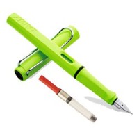 LAMY 凌美 Safari狩猎者 EF尖钢笔 绿色 含吸墨器